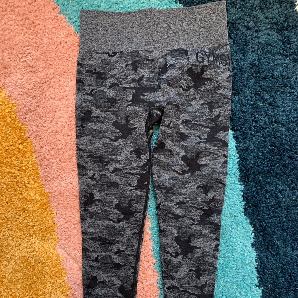 Gymshark black camo leggings